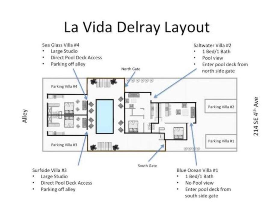 شقة La Vida Delray #4-Lux W/Heated Pool-Best Location! ديلراي بيتش المظهر الخارجي الصورة